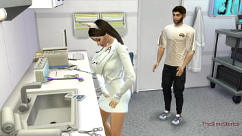 Preview 1 of Big Butt Maya Babe - Horny nurses suck and fuck a handsome patient