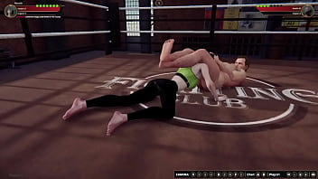 Preview 1 of Xxx Pix Warda - Natalia vs. Ethan (Naked Fighter 3D)