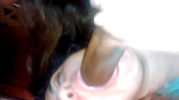 Preview 1 of Mon Jordi - reverse riding on the big black dildo