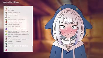 Preview 1 of Sperm On Your Face - Gawr Gura forgot to turn off the stream before sex ! Anime hentai 2d ( Cartoon porn )