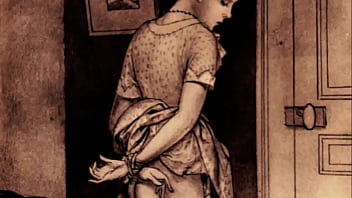 Preview 3 of Chainig Garl - vintage erotic drawings