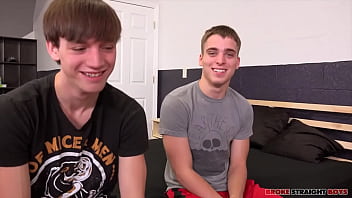 Preview 1 of Ffb Orgasms - Brady Bennett First Time Getting Sucked