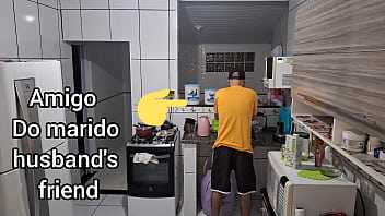 Preview 1 of Acne Girls - Meu amigo saiu pra trabalhar e me deixou com esposa dele e tirei meu pau pra fora do lado dela!