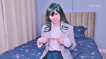 Preview 1 of Step Sister Blackmailed - Stepbrother wants to post Asui Tsuyu&#039_s nudes online,  but she seduces him and lets him fuck her ass