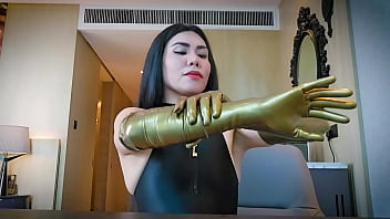 Preview 1 of Teen Ficked - ASMR LATEX GLOVE FETISH