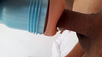Preview 2 of Www Chinaporn - Slowly stroking my uncut cock,  fleshlight session. August 12,  2023.