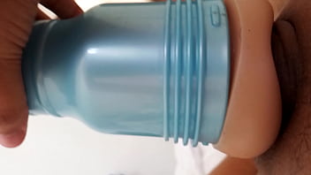 Preview 3 of Www Chinaporn - Slowly stroking my uncut cock,  fleshlight session. August 12,  2023.