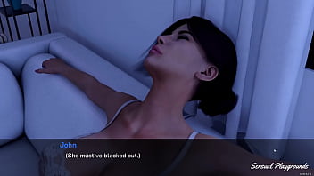 Preview 2 of Eva Spraxxx - Lust Theory | Hot adventures with busty landlady at Night 1
