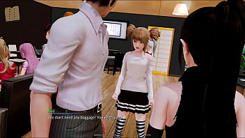 Preview 1 of Publick Sex Hidden Camera - Harem Hotel 303