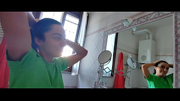 Preview 1 of Seachhorse Movie Feme Fun Com - Sunday at i.kea,  he fucks me in the toilet while a person is fart.ng and she.t in the bathroom next to ours