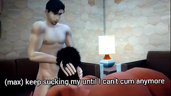 Preview 2 of Xvdioe - The Sims 4 max cum 6 times in his stepmom mouth
