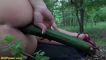 Preview 1 of Monstar Women - busty milf outdoor fucked by crazy bushman