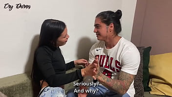 Preview 2 of Oid Man Sex Video - I fuck a tattooed girl I met online and she turned out to be a content creator | Cry Duran