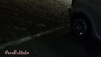 Preview 2 of Sax Gpking - Trailer. Dogging with 3 guys fucking me and cumming in my mouth in the middle of the street