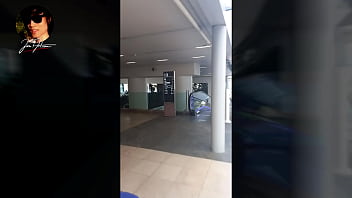 Preview 1 of Salope 974 - Downtown mall Jon Arteen pisses pee,  masturbates penis and ejaculates cum in public restroom