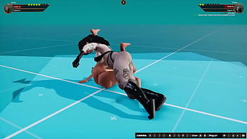 Preview 4 of Leah Gotti Sleep - Ginny vs Draka (Naked Fighter 3D)