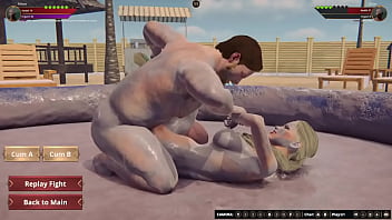 Preview 4 of Gay 11yar - Ethan vs Kelsey (Naked Fighter 3D)