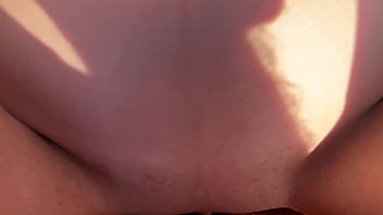 Preview 4 of Dominatrix Lesbian Bdsm - Fucking Bitch Skye Young On A Nude Beach. Full in SHEER
