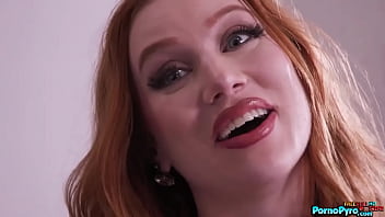 Preview 1 of Most Beautiful Girl Fucking Ousi - Redhead Lesbian Madison Morgan Turns Hetero After Sucking Jax Slayher&#039_s BBC