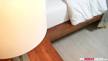 Preview 2 of Frd Wife Or Mom - Stepson Watching StepMommy Armani Black Masturbate