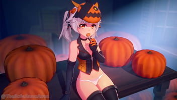 Preview 1 of Romantik Anal Hd Porno - Chica calabaza quiere que la llenen de crema