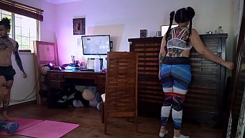 Preview 3 of Paris Biuty - After training I show you my sweaty ass and I wink at you with my anus