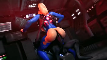 Preview 3 of Elisabel Kaif - Samus Aran Riding A Goblin Big Monster Cock