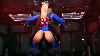 Preview 4 of Elisabel Kaif - Samus Aran Riding A Goblin Big Monster Cock