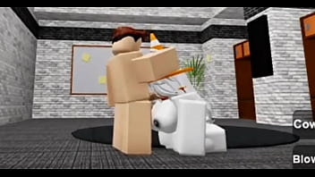 Preview 3 of Women Crucified Sex - Slutty Roblox bunny girl sneaks in boy&#039_s locker room then gets fucked