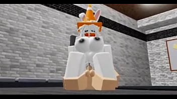 Preview 4 of Women Crucified Sex - Slutty Roblox bunny girl sneaks in boy&#039_s locker room then gets fucked