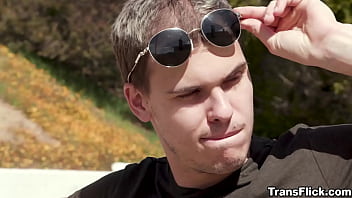 Preview 1 of Family Bradher And Sister - Tony Stings wife trans friend Brittney Kade decides to give him EXACTLY what he craves an anal sex