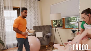 Preview 2 of Teen Fucked Yung Step Ded - Daily Exercises Aften Opal,  Izzy Wilde,  Rodrigo Amor