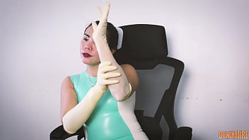 Preview 4 of Lll Tube - Latex Glove Fetish ASMR by DominaFire