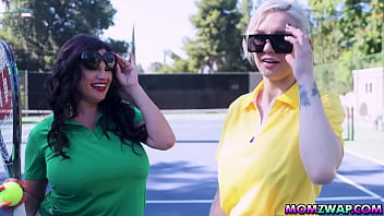 Preview 2 of Mom Frist Time Df6 Org - Stepmoms Kenzie Taylor and Mona Azar having a group sex with each others stepsons Nade Nasty and Nick Strokes outdoors
