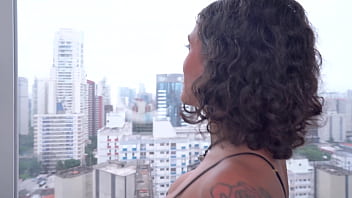 Preview 2 of Commando Sex In White Girl - Busty Brazilian beauty,  Qween Goddess intense fuck by 3 huge dicks (DAP,  DP,  IR,  monster cocks,  BBC,  ATM,  dirty talk) OB196 - PROMO