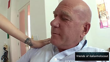 Preview 2 of Wine Su - Beautiful cunt fucks with an ugly old man