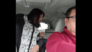 Preview 3 of Bridgette B Teachers - Being fucked by a stranger in the backseat of our car while the love of my life drives...