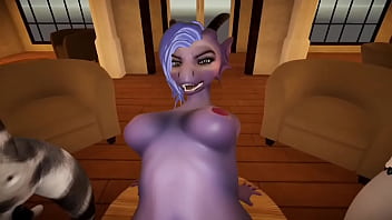 Preview 3 of Lexi Bleli5 - POV Furry Fox Fucks Furry Dragon While Her Best Friends Watch