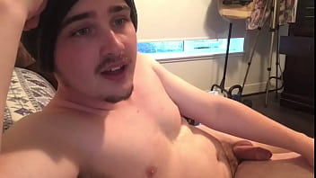 Preview 4 of Village Sex Anity - First time rimjob! He sucks a dildo,  fucks &amp_ gets a blowjob to cum