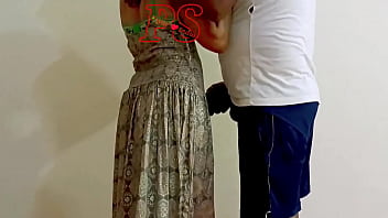Preview 2 of Bokep Ibuk - Rita was getting dressed at her home,  then the tuition student came there and saw it,  then she had hardcore sex after seeing the student&#039_s big cock