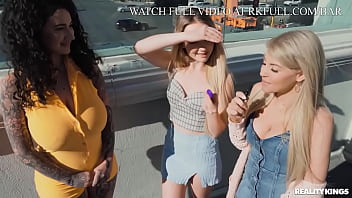 Preview 2 of Dani Danles Vary Pain Full Fuck - Sexy Chicks On The Strip / Reality Kings  / download full from rkfull.com/bar