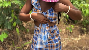 Preview 1 of Rebeca Bor - Village girl receives a hardcore doggy from a big black cock