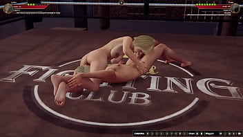 Preview 1 of Capture 3 - Jazlyn vs Travis (Naked Fighter 3D)