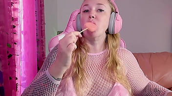 Preview 1 of Lexi Luna Wonder Woman - ASMR Lollipop Sucking and Licking