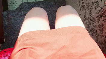 Preview 1 of Nikita Deniz - Cute Pre Cumming Masturbating Video of Crossdresser