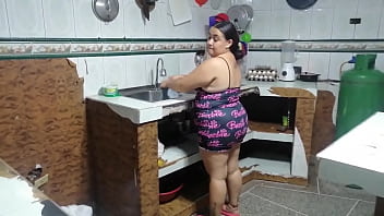 Preview 1 of Gier Unter Palmen6 - La gorda tetona  me deja correrme sobre sus enormes y perfectas tetas