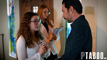 Preview 2 of Promotora Trio - Mustn&#039_t Tell Teacher Tommy Pistol,  Leana Lovings