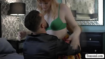 Preview 2 of Www Xhamstr For Free Mobil - Redhead Tgirl Lianna gets analed by bf