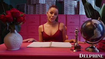 Preview 1 of Xxx Sepeing See - Delphine Films- Sexy Boss Vanna Bardot Gets Dominated By Her Employee