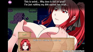 Preview 4 of Holding Cock While In Pussy - [Nuko Majin] The Scarlet Demonslayer (RPGM) #3 From Hero To Nympho